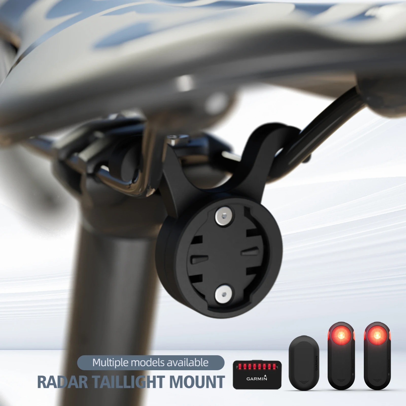 Cycling Gear Mount - Bicycle Saddle Lamp Mount Bike Taillight