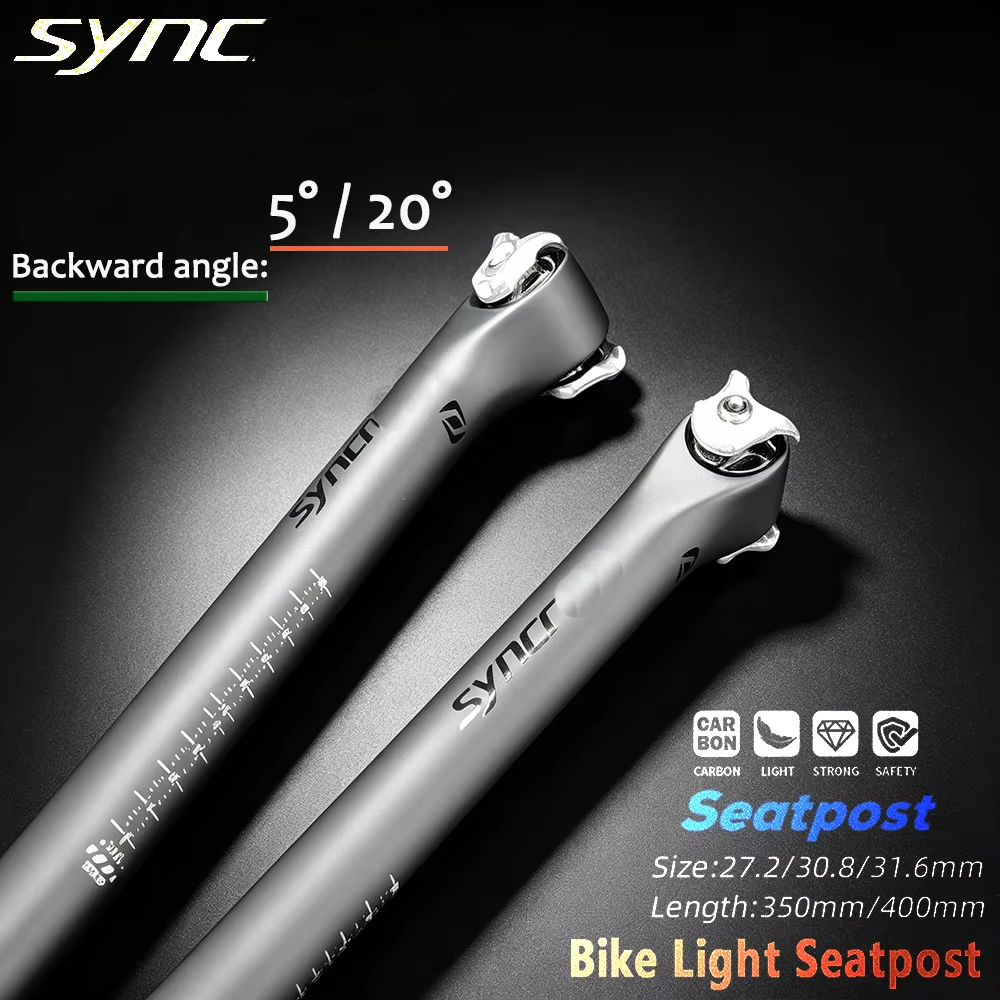 Carbon Fiber Saddle - SYNCROS Full Carbon Fiber Bike Seatpost