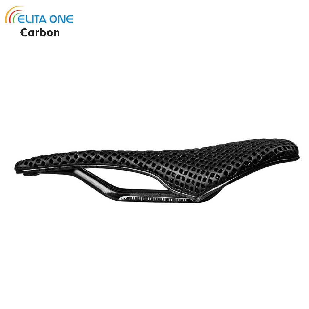 Carbon Fiber Saddle - Elitaone 3D Printed Saddle SLR Carbon
