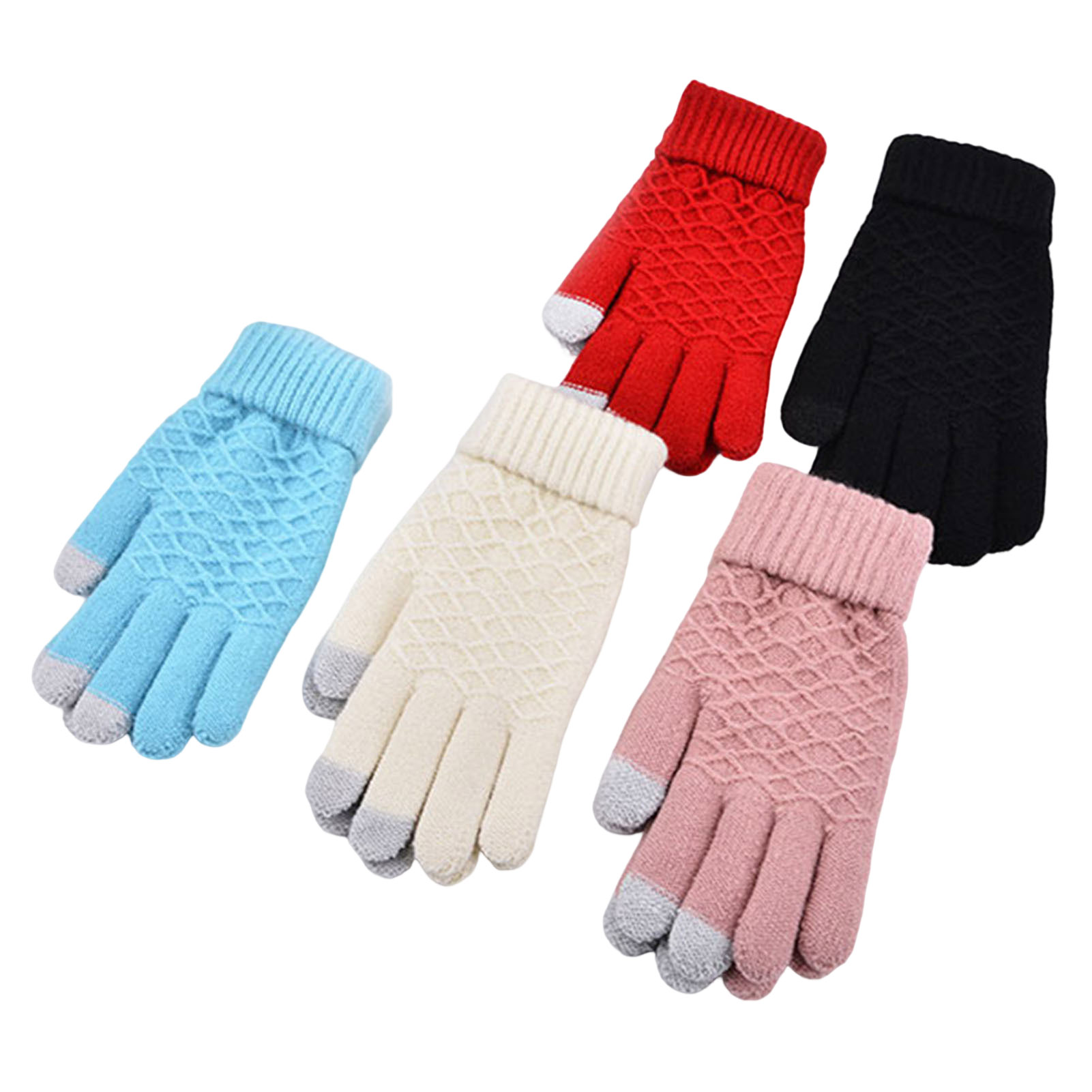 Touchscreen Gloves Warm Solid  - Cycling Hand Gear 评论和价格