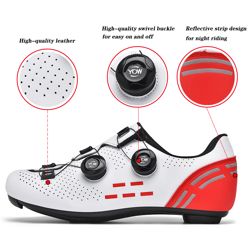 Speed Cycling Sneakers Road Bi - Road Bike Cleats 评论和价格
