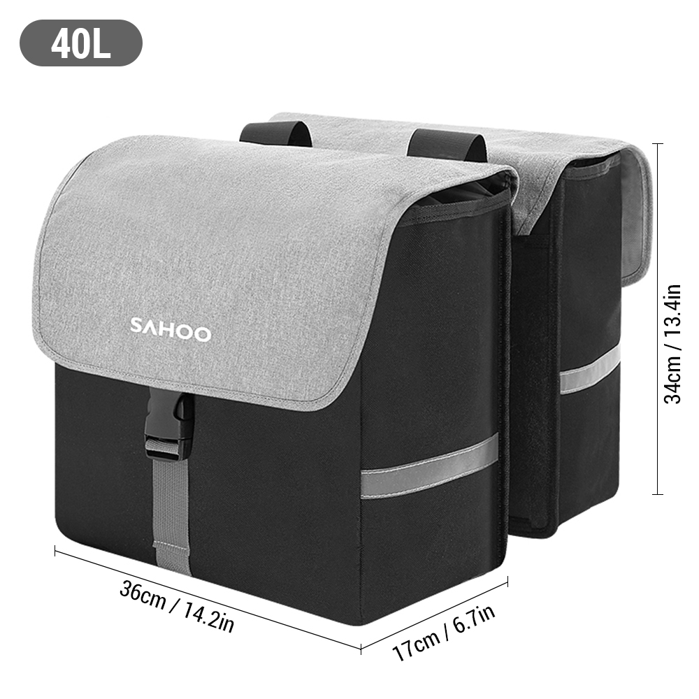 SAHOO Bicycle Side Bag Bike Re - Cycling Gear Storage Rack 评论和价格