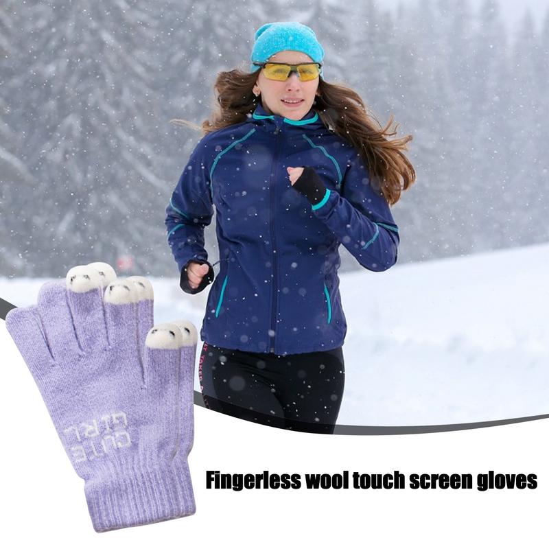 Warm Gloves For Women Elastic  - Cycling Gear For Cold Weather 评论和价格