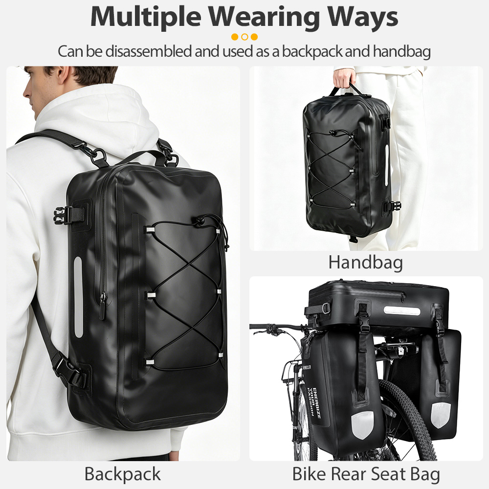 NEWBOLER Bicycle Bag 3 in 1 Bi - Cycling Gear Storage Rack 评论和价格