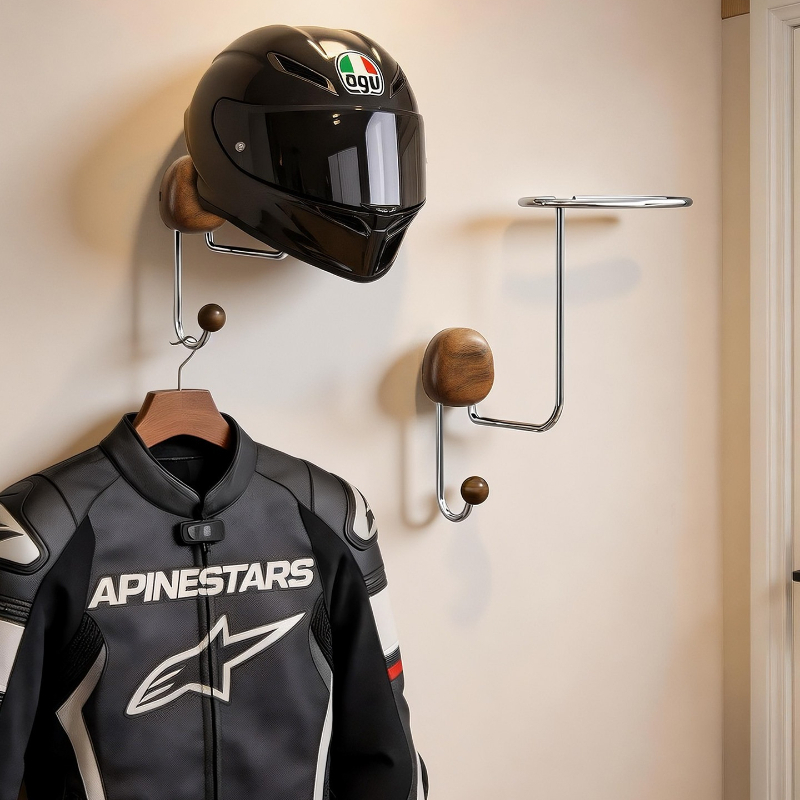 Wall Mount Helmet Storage Rack - Cycling Gear Storage Rack 评论和价格