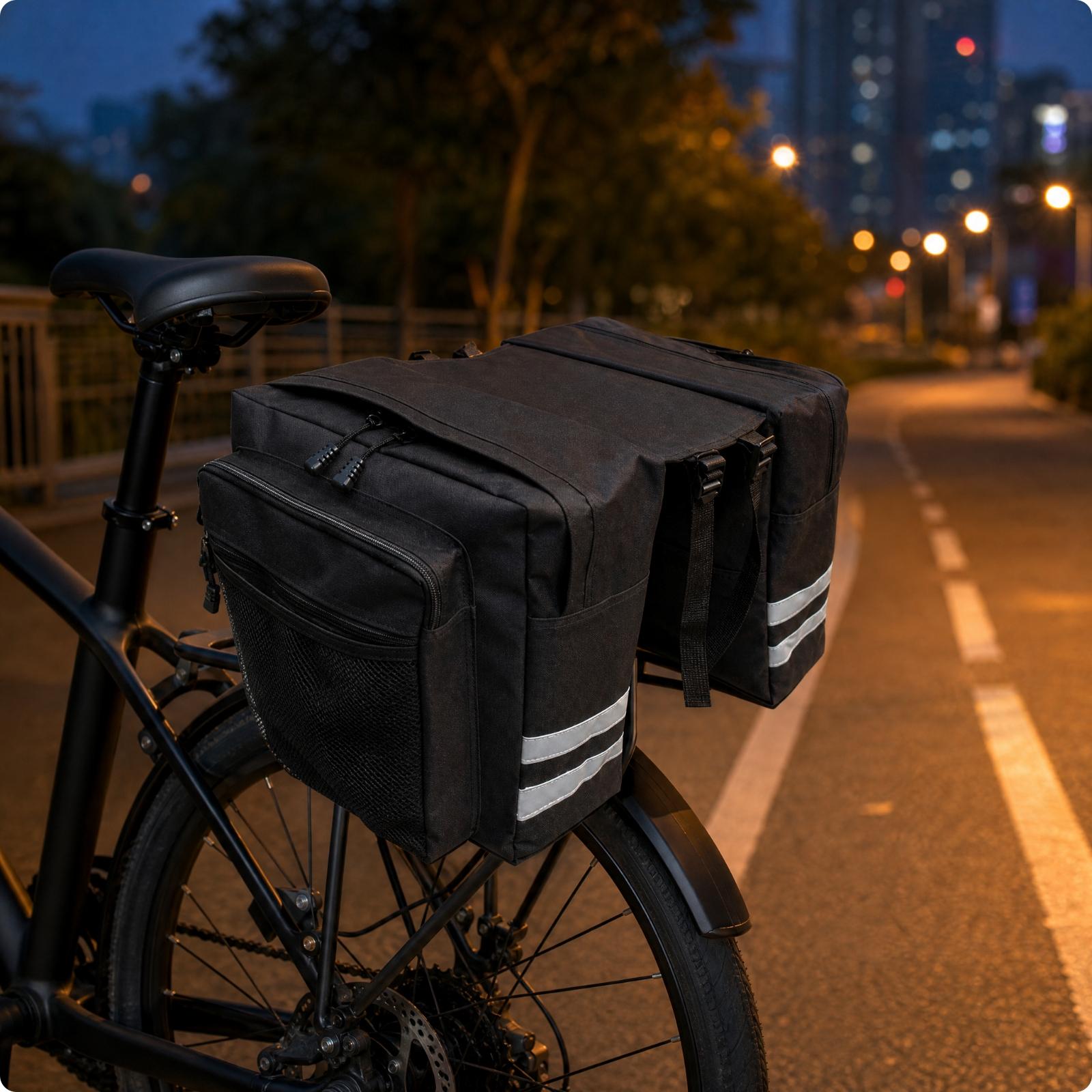 Rear Bike Pannier Bag Large Ca - Cycling Gear Storage Rack 评论和价格