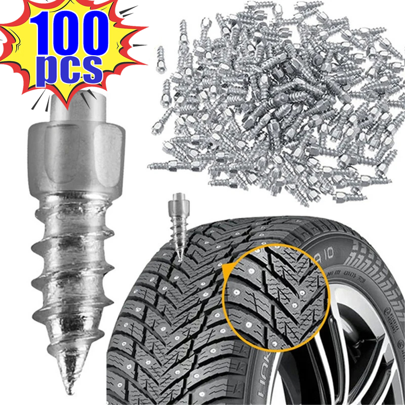 10-100Pcs Car Tire Studs Anti- - Road Bike Cleats 评论和价格