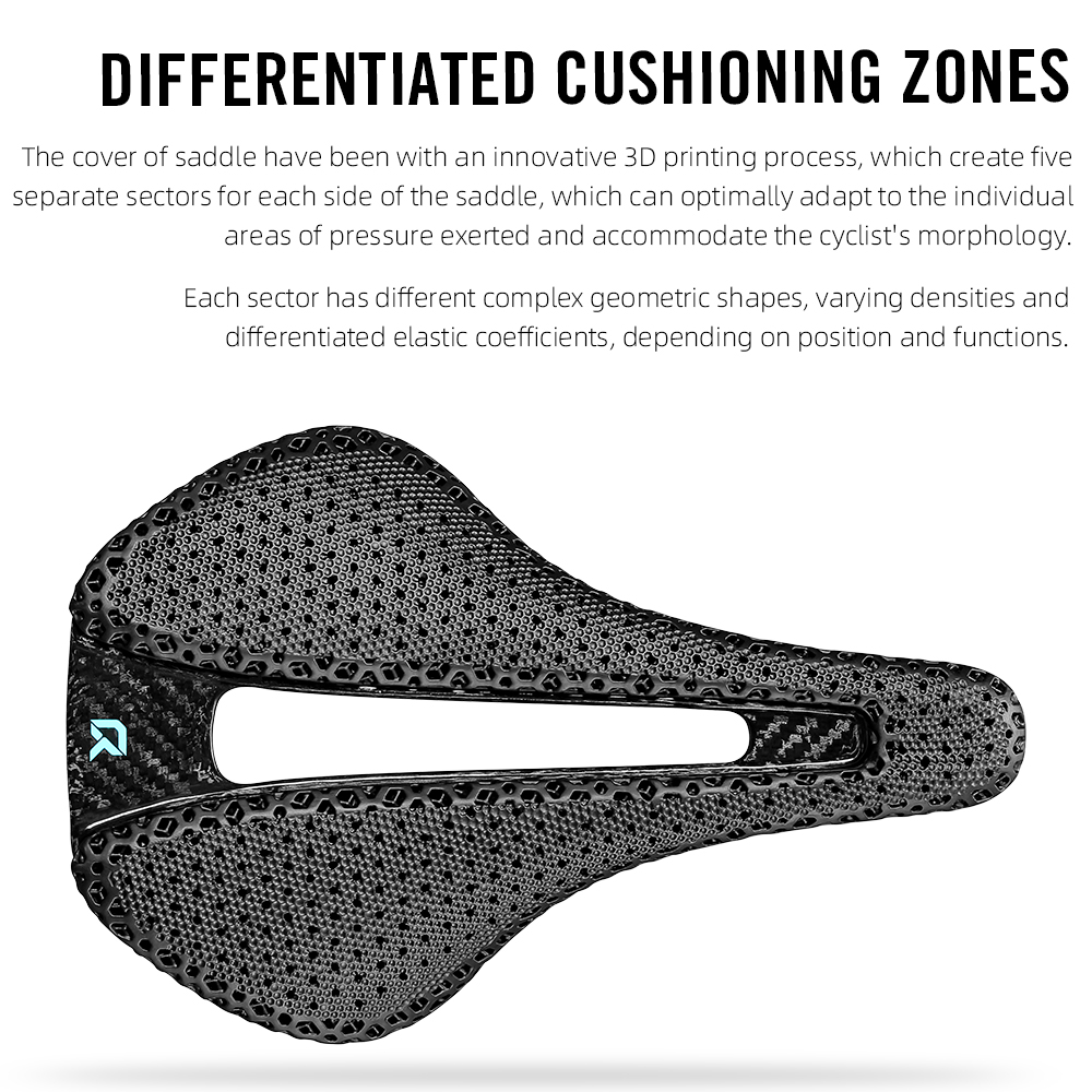 RYET Full Carbon 120g 3D Print - Carbon Fiber Saddle 评论和价格